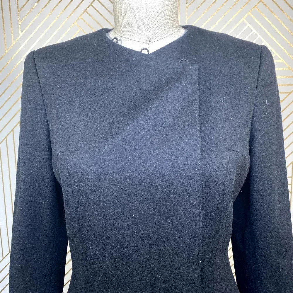 Chloe Black Tailored Asymmetric Blazer Jacket - Picture 2 of 12